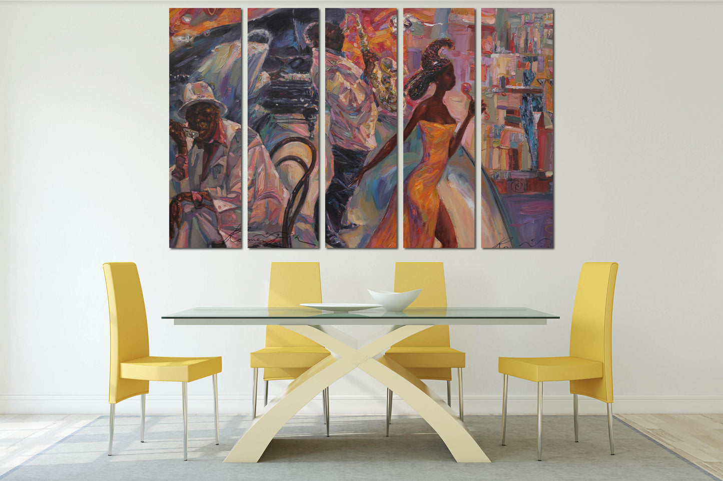 Music wall art jazz wall decor jazz club decor African american wall art Black woman wall art saxophone wall art jazz canvas print
