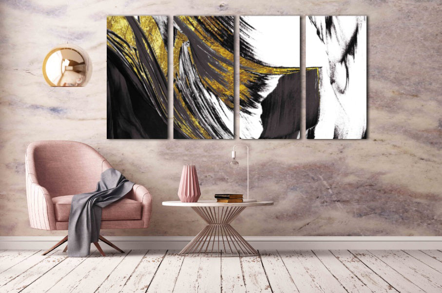 Abstract art print Modern abstract art Multi panel canvas room wall decor Abstract wall art Abstract painting Extra large wall art