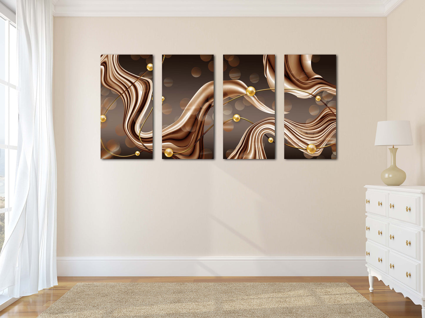 Abstract wall art Abstract painting Home wall decor Modern abstract art Multi panel canvas wall art Canvas painting