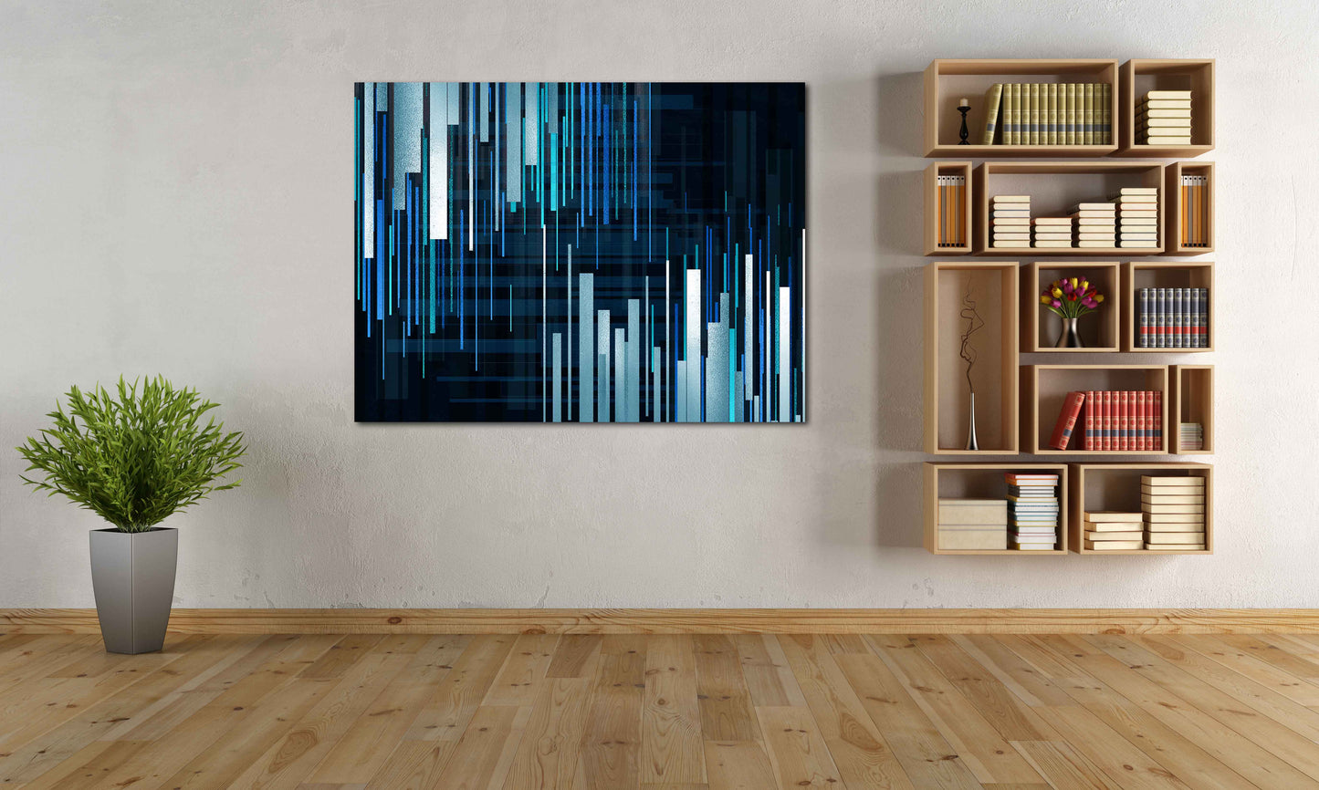 Single line drawing Modern abstract art 3 piece frame canvas Multi panel canvas Wall art Canvas painting Abstract wall art Home wall decor