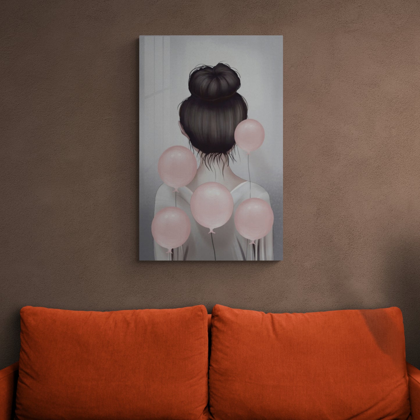 Mädchen Wandkunst, Teenager Leinwanddruck, moderner Kunstdruck, trendige Wandkunst, gerahmte Wandkunst, Designer Leinwanddruck, Geschenk für Sie