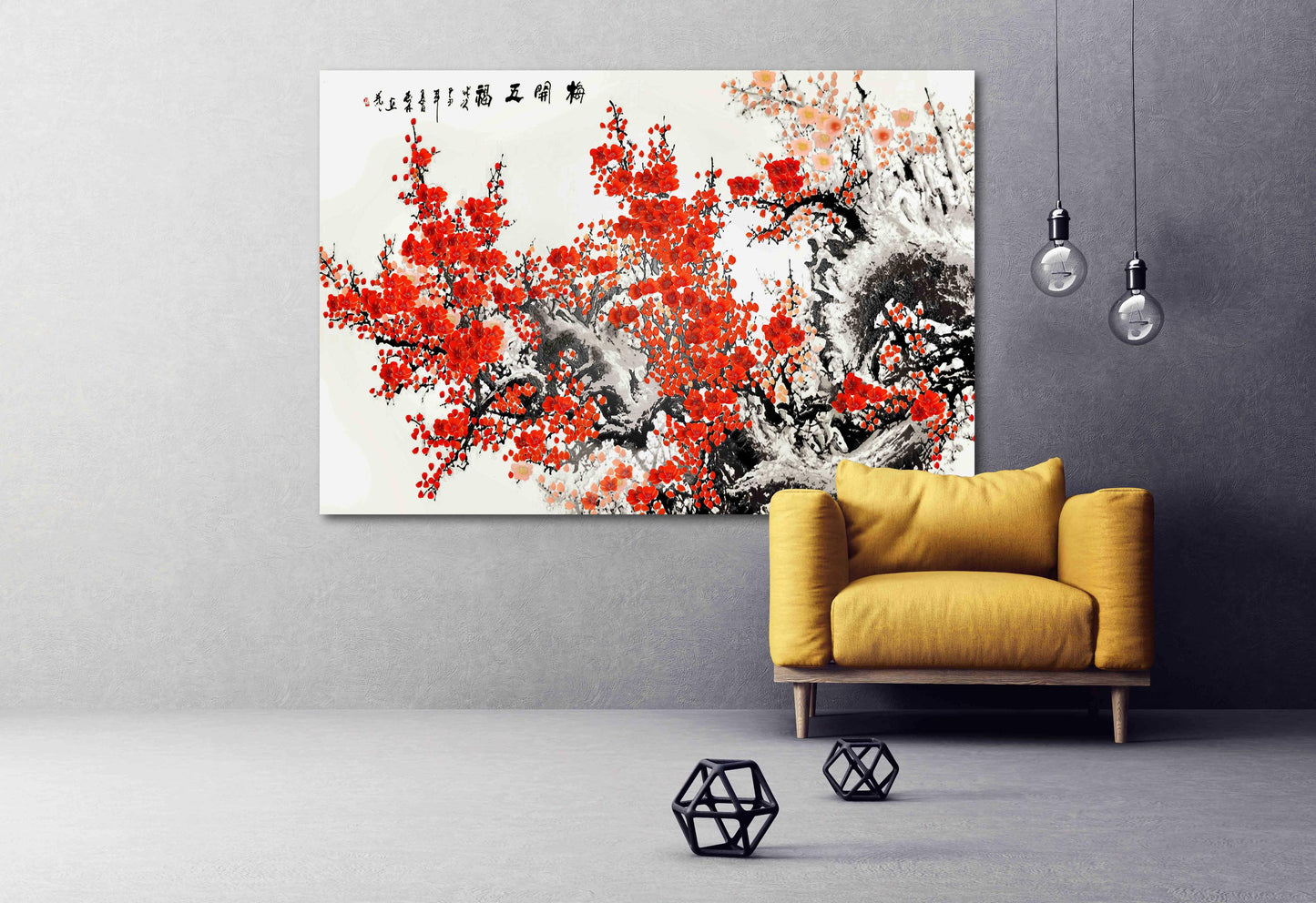Sakura bonsai tree Sakura blossoms Floral wall art japanese wall art canvas japanese prints wall art asian wall art huge wall art