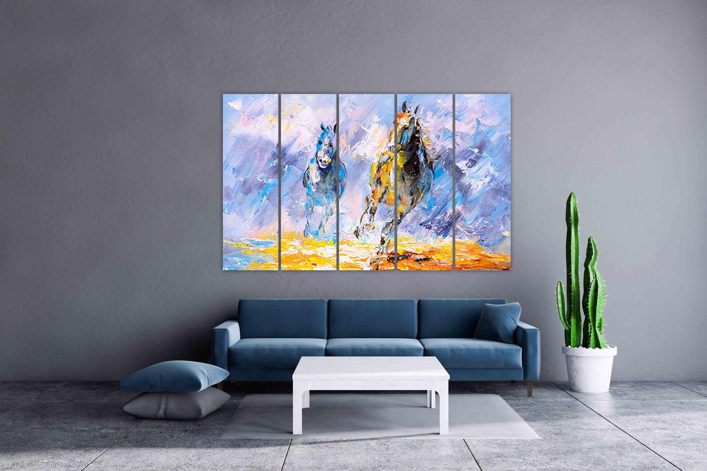 Horse printable art, watercolor horse Horse wall art paintings on canvas, home wall decor, canvas painting, wall art sets bedroom wall decor