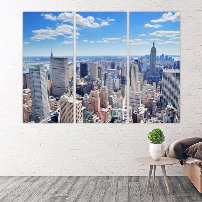 Gemälde von New York City, Stadt-Wandkunst-Gemälde auf Leinwand, Wanddekoration für Zuhause, Leinwandgemälde, 3-teilige Wandkunst, 4-teilige Wandkunst, 5-teilige Leinwand
