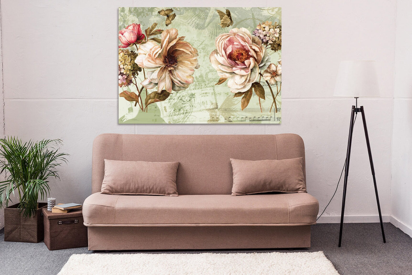 Wall art boho flowers, Botanical paintings, Flowers wall art paintings on canvas, bouquet of flowers wall art, boho flowers print
