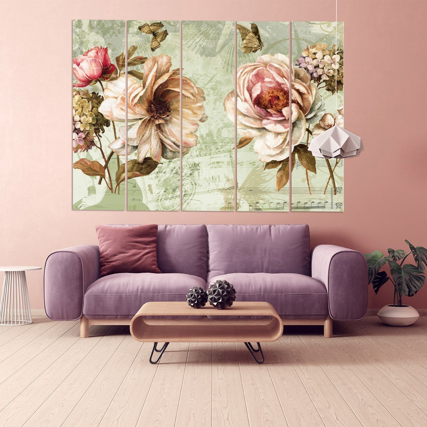Wall art boho flowers, Botanical paintings, Flowers wall art paintings on canvas, bouquet of flowers wall art, boho flowers print