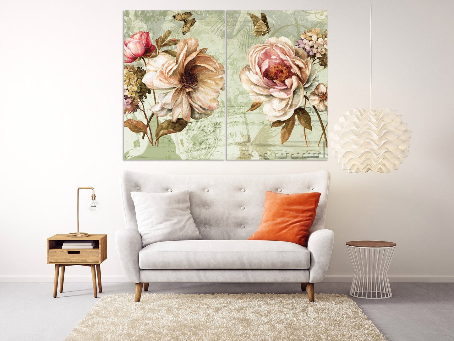 Wall art boho flowers, Botanical paintings, Flowers wall art paintings on canvas, bouquet of flowers wall art, boho flowers print