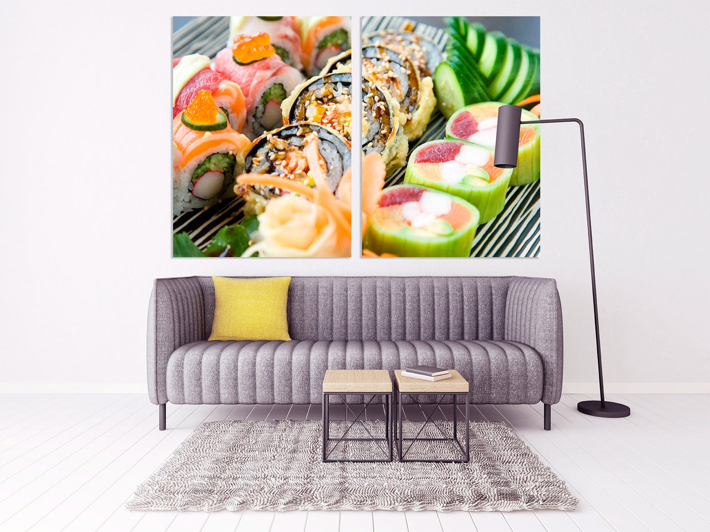 Sushi-Wandkunst, Küchenwanddekor, Küchenwandkunst, Küchenleinwand, extragroße Wandkunst, mehrteilige Wandkunst, Leinwandwandkunst