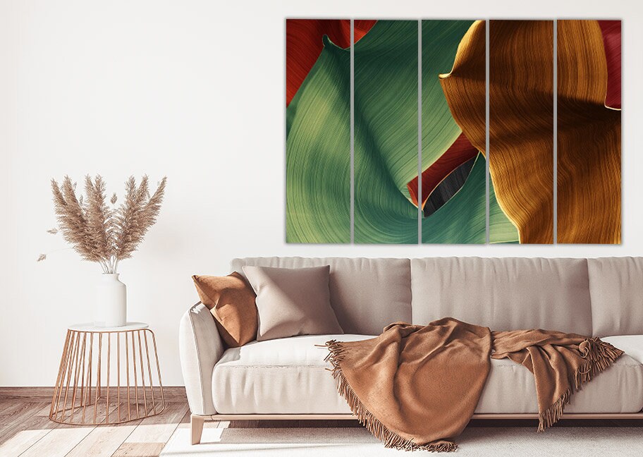 Zeitgenössische Kunst Abstrakt Mehrteilig Extra große Leinwand Wandkunst Wohndekor Geschenk Abstrakte Malerei
