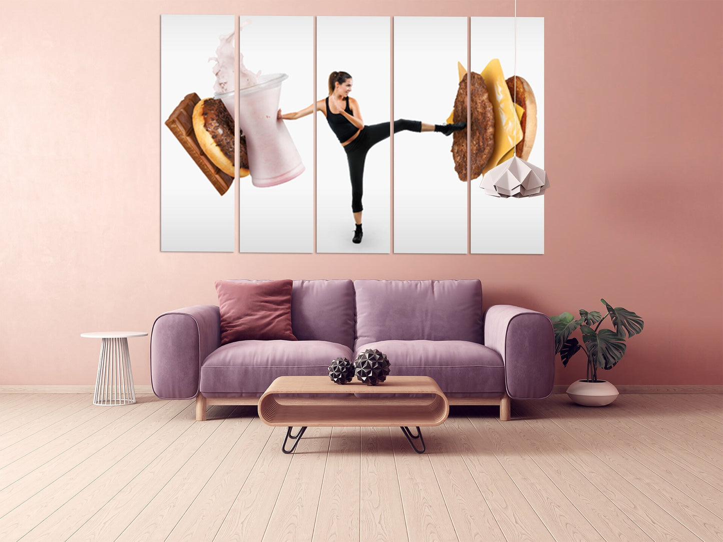 Fitness wall decal athlete gifts sports extra large multi wall art Bedroom Living room Office wall decor printable wall art set