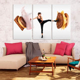 Fitness wall decal athlete gifts sports extra large multi wall art Bedroom Living room Office wall decor printable wall art set