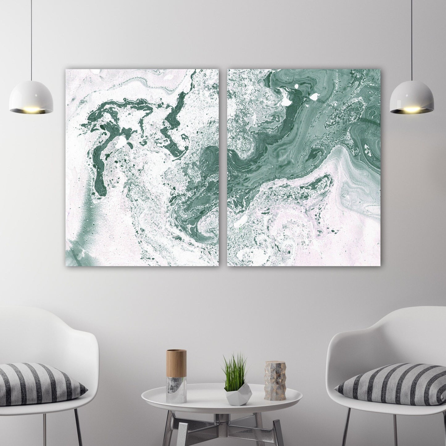 Abstrakte Leinwandkunst, Marmor-Wanddekor-Leinwand, abstrakte Gemälde, mehrteilige Wandkunst, Marmor-Leinwand