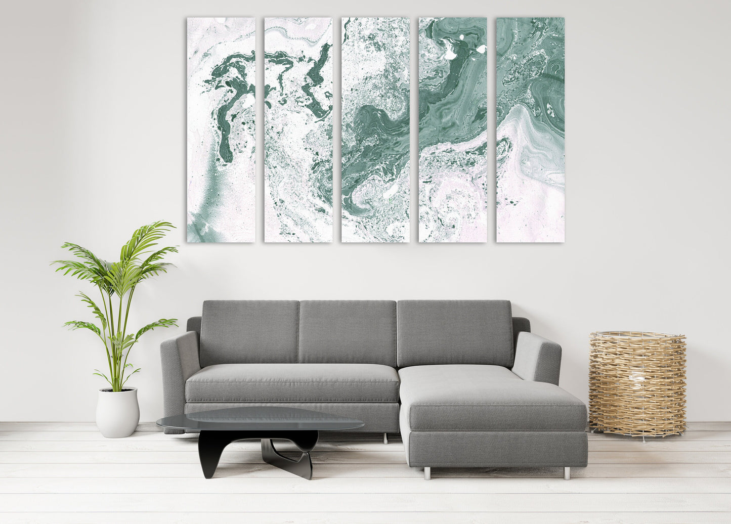 Abstrakte Leinwandkunst, Marmor-Wanddekor-Leinwand, abstrakte Gemälde, mehrteilige Wandkunst, Marmor-Leinwand