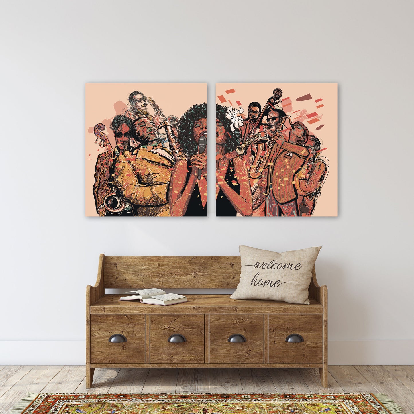Woman singer print music wall art jazz wall decor canvas painting music wall art canvas wall art painting of music jazz art decorative Gift