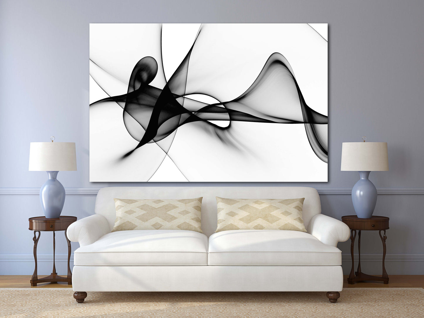 Black and white art Multi panel canvas Multi panel wall art dining room wall decor Abstract wall art Abstract painting Extra large wall art