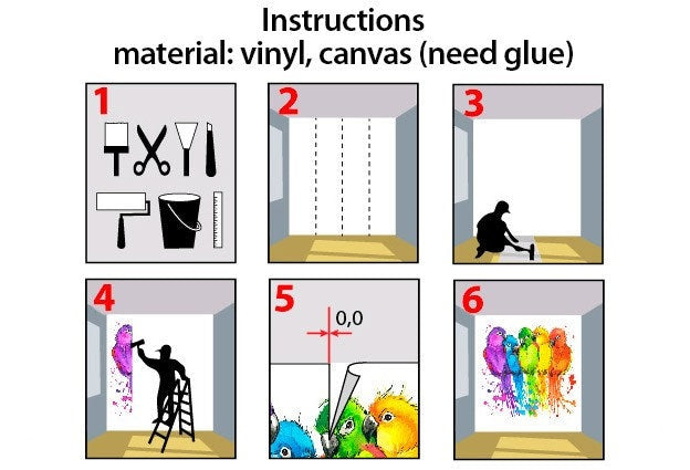 Tropical peel stick geometric wallpaper Exotic wall mural removable Modern wallpaper peel and stick pink Wall decoration