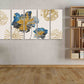 Indie room decor Modern abstract art Multi panel canvas wall art Canvas painting Abstract wall art Home wall decor 3 panel canvas