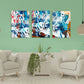 Abstract wall art modern wall art canvas abstract decorative gift printable wall art set of 3 abstract painting blue canvas wall art