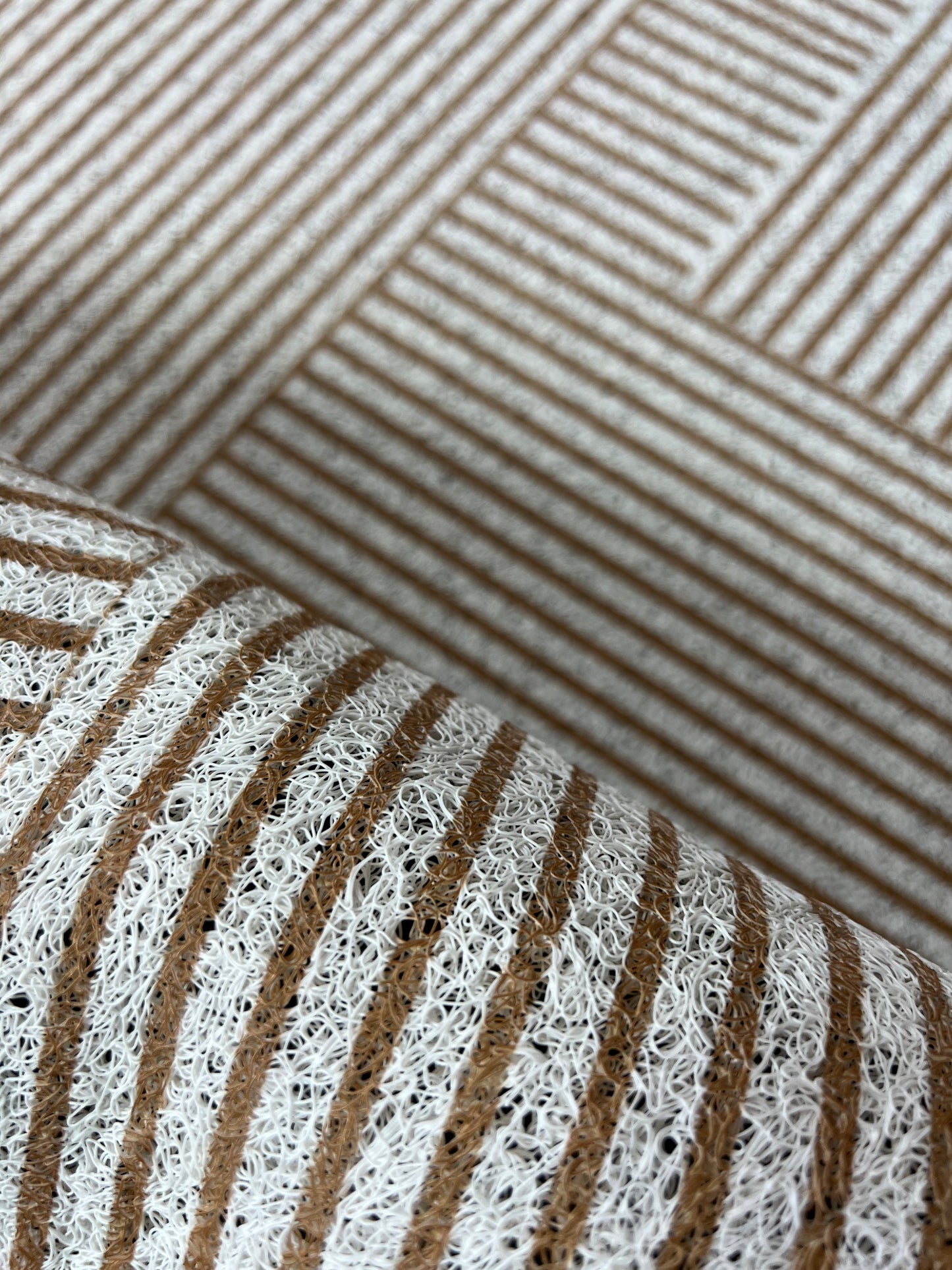 Fußmatte zum Zuschneiden, Flurteppich „Labyrinth der Linien“