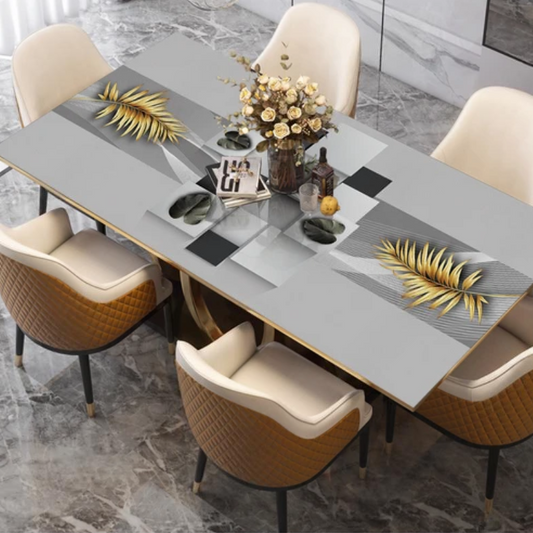 Wasserfeste Tischdecke mit Muster, stilvolle Küchentischdecke "Minimalismus"