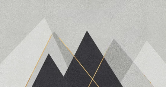 Wasserundurchlässige Tischdecke mit Bergmotiv zum Schutz des Tisches „Peaks“