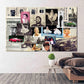 Marilyn Monroe canvas art Vintage wall art Vintage decor Vintage art 60s vintage wall collage kit photo celebrities