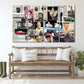Marilyn Monroe canvas art Vintage wall art Vintage decor Vintage art 60s vintage wall collage kit photo celebrities