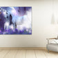Unicorn wall art canvas paintings on canvas, nursery art print, fantasy art print, nursery wall decor, home wall decor, canvas painting,
