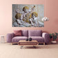 Angel wall art paintings on canvas, home wall decor, canvas painting, housewarming and wedding gift