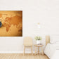 World map wall art paintings on canvas, home wall decor, canvas painting, housewarming and wedding gift