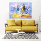 Horse printable art, watercolor horse Horse wall art paintings on canvas, home wall decor, canvas painting, wall art sets bedroom wall decor