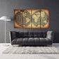 World map wall art paintings on canvas home wall decor canvas painting vintage world map custom world map living room art multi panel art