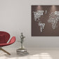 World map wall art paintings on canvas, home wall decor, multi panel wall art, world map wall decal, world map canvas