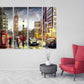 London wall art paintings on canvas, home wall decor, big ben wall decor, city multi panel wall art, canvas print, trendy wall art