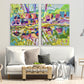 Multi panel wall art abstract canvas trendy wall artAbstract wall art paintings on canvas, home wall decor, abstract print, Modern wall art