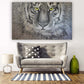 Tiger wall art wall art printable paintings on canvas, home wall decor canvas painting living room art, contemporary art black and white art
