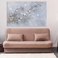 Sakura wall art deco, flower wall art, boho wall art, asian wall art, extra large wall art, floral canvas wall art, boho room decor