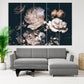 Flowers wall art paintings on canvas, Peony wall art, home wall decor, canvas painting, Wall art boho flowers,  flowers canvas