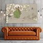 Sakura Bonsai Baum Pfau Wandkunst Sakura Blüten Florale Wandkunst japanische Wandkunst Leinwand japanische Drucke Wandkunst asiatische Wandkunst