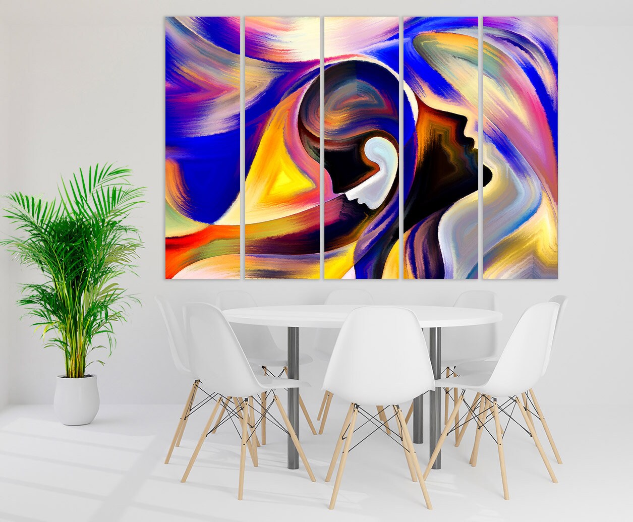 Abstract wall art paintings on canvas, abstract art print, multi panel wall ar,t abstract canvas, trendy wall art, large paintings