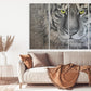 Tiger wall art wall art printable paintings on canvas, home wall decor canvas painting living room art, contemporary art black and white art