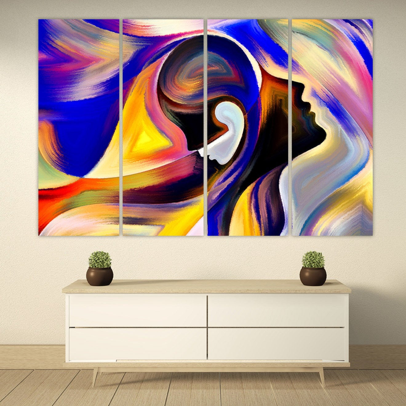 Abstract wall art paintings on canvas, abstract art print, multi panel wall ar,t abstract canvas, trendy wall art, large paintings