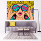 Paintings women faces wall art paintings on canvas, home wall decor, canvas painting, bright wall art, wall hanging decor