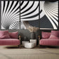 Black and white art Modern abstract art Multi panel canvas room wall decor Abstract wall art Abstract painting Extra large wall art