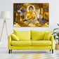 Buddha decor wall  art indian paintings on canvas religious extra large multi panel wall art Housewarming gift home painting