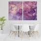 Purple marble Abstract multi panel art wall art paintings on canvas home wall decor housewarming gift canvas painting