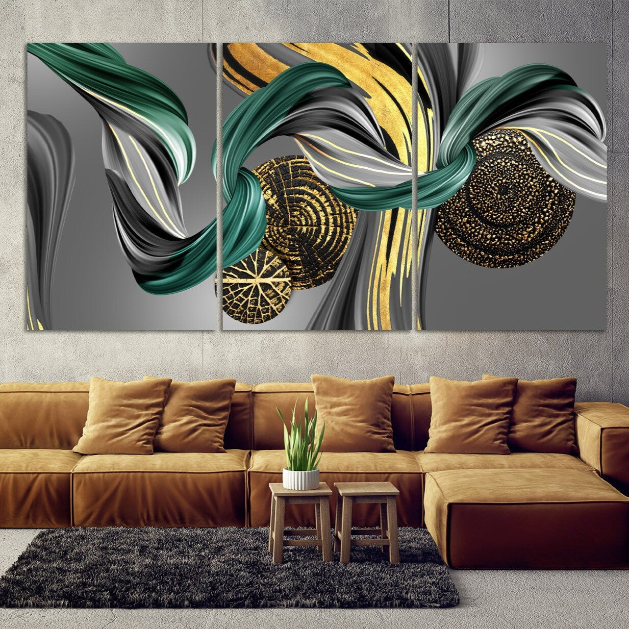 Abstract wall art picture frames Modern home wall decor Multi panel abstract canvas painting Extra large wall art