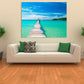 Large wall art sea Wave poster print Seascape Nature wall decor Coastal canvas painting