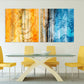 Extra large canvas wall art Modern abstract canvas print Bright wall art Multi panel canvas room wall decor Abstract canvas painting