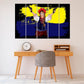 Ukrainian painting canvas Ukrainian girl print Blue and yellow gallery wall art Patriotic decor gift, Ukrainian sellers, Buy ukrainian art